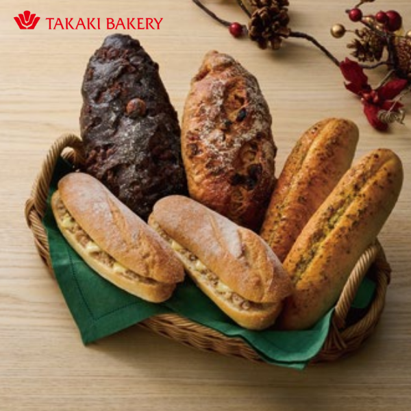 【タカキベーカリー】クリスマスパンセット パンセットB 商品サムネイル